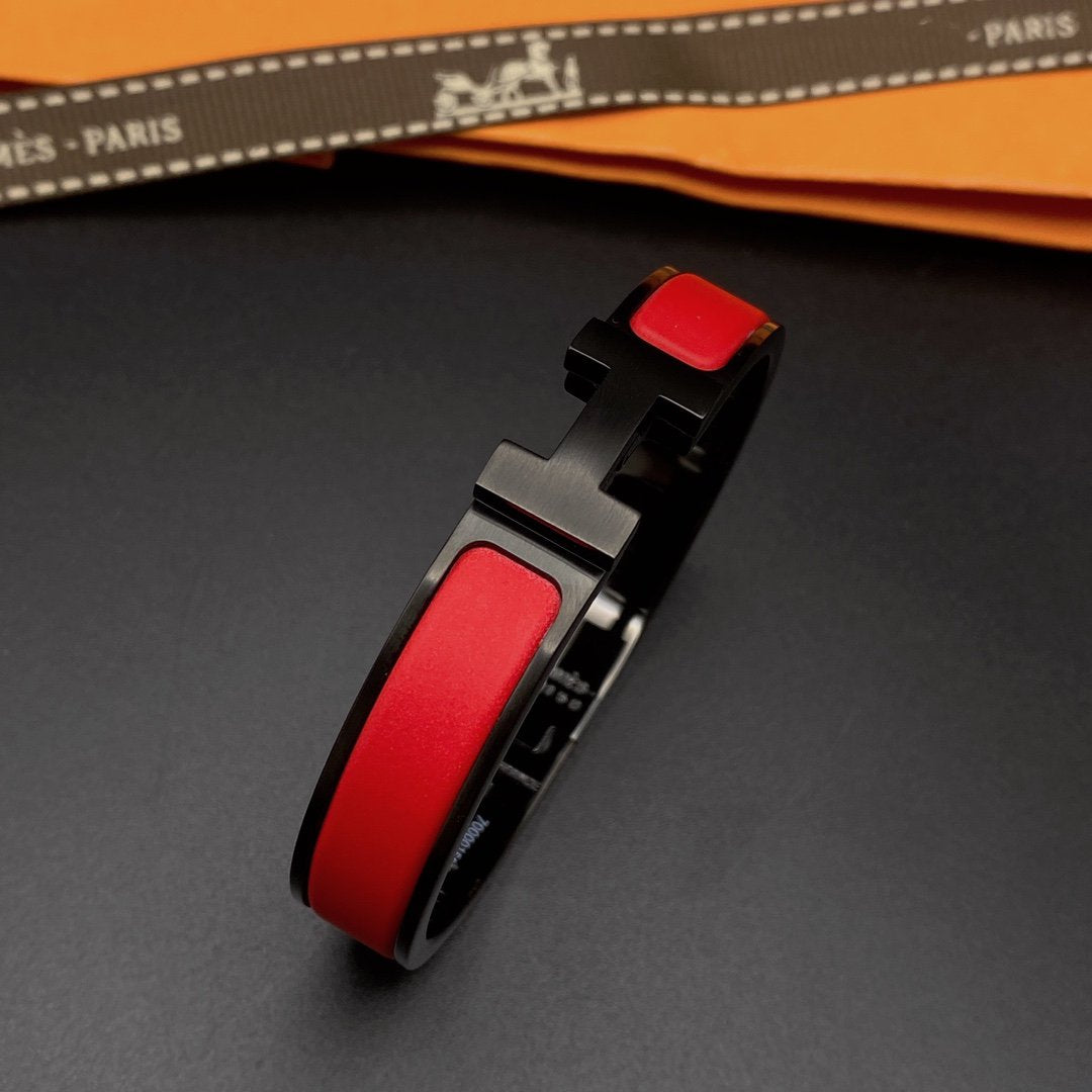 [Pearl Jewelrys]CLIC HM SO BLACK RED BRACELET