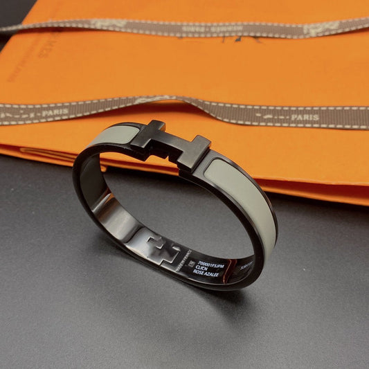 [Pearl Jewelrys]CLIC HM SO BLACK GREY BRACELET