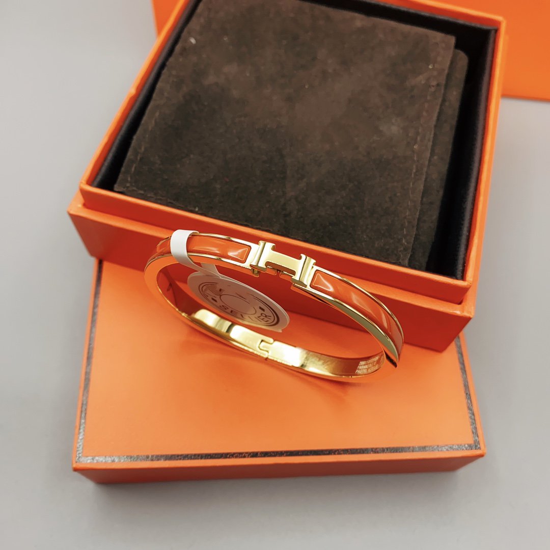 [Pearl Jewelrys]CLASSIC HM CLIC RED 8MM ENAMEL BRACELET