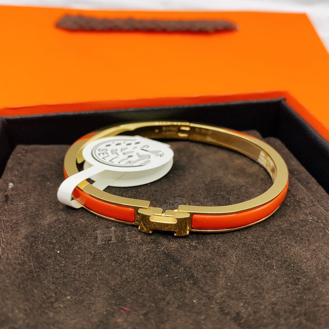[Pearl Jewelrys]CLASSIC HM CLIC RED 8MM ENAMEL BRACELET