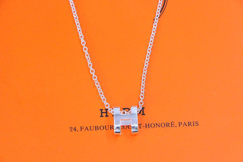 [Pearl Jewelrys]HM NECKLACE H LETTER OVAL SERIES