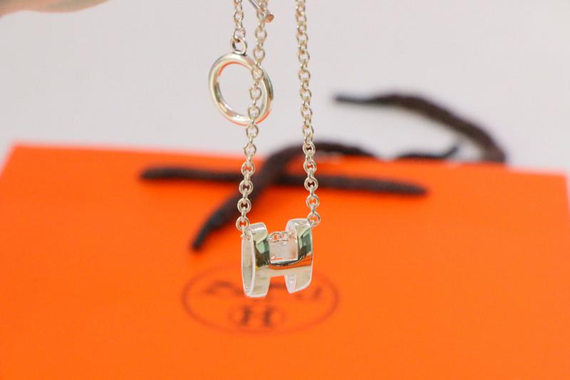 [Pearl Jewelrys]HM NECKLACE H LETTER OVAL SERIES