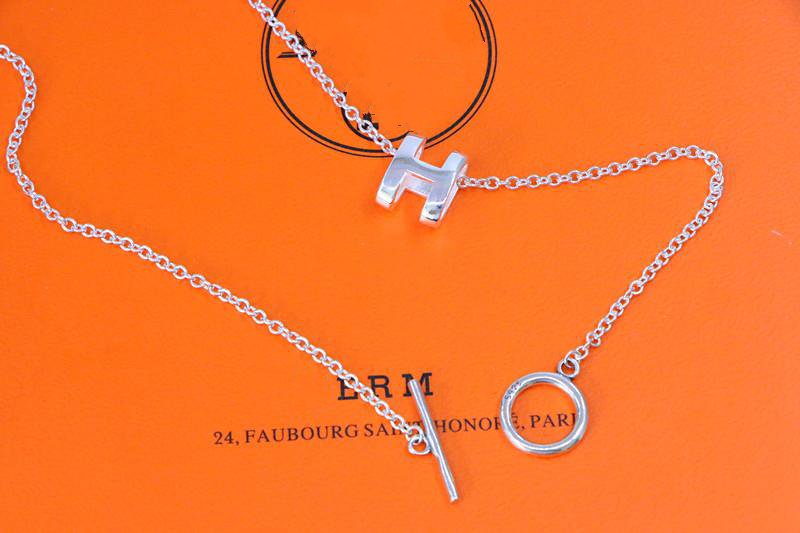 [Pearl Jewelrys]HM NECKLACE H LETTER OVAL SERIES