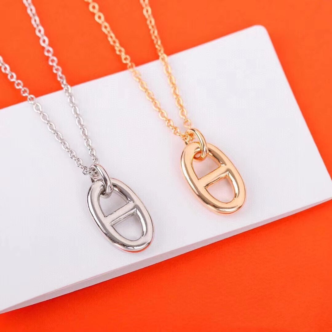 [Pearl Jewelrys]HM PIG NOSE NECKLACE