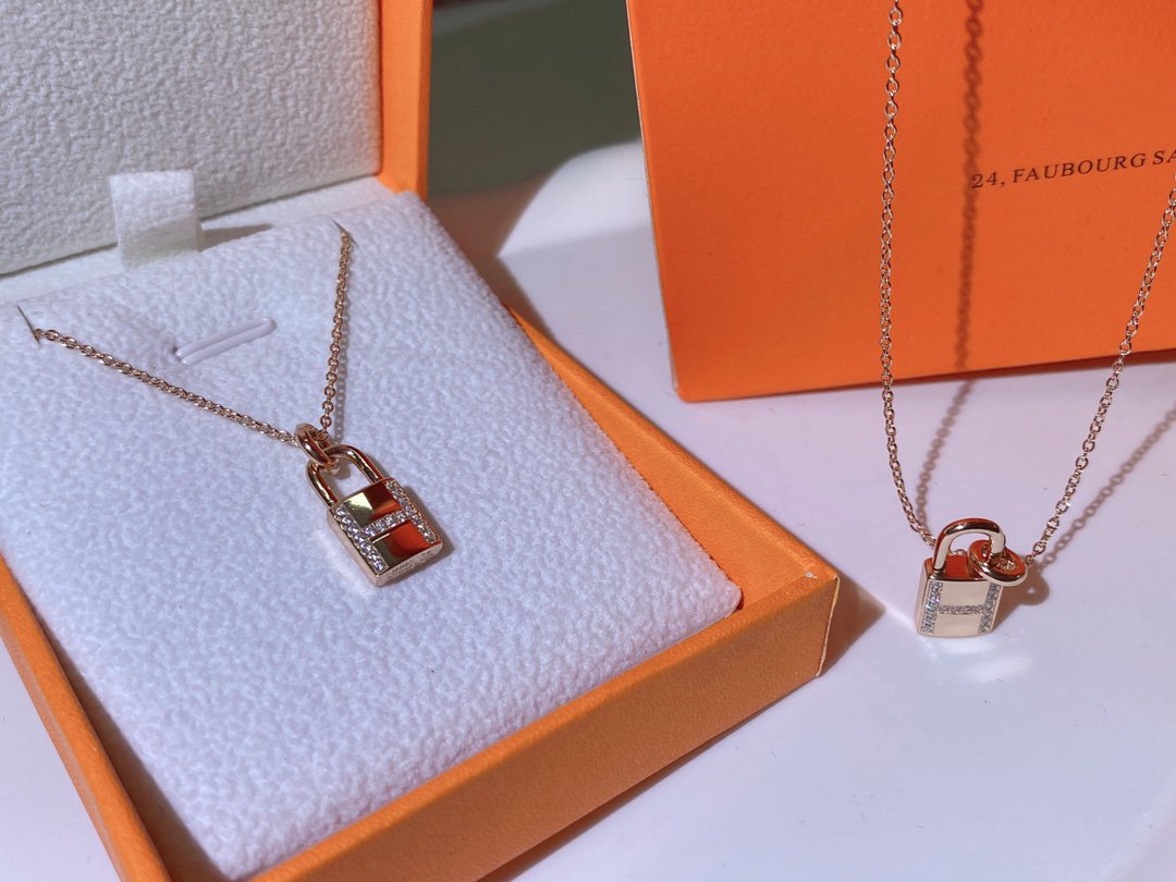 [Pearl Jewelrys]HM ADVANCED NICHE LOCK HEAD NECKLACE DIAMONDS