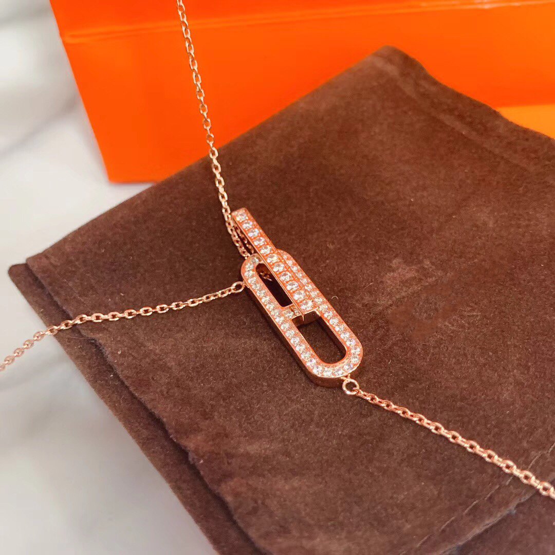 [Pearl Jewelrys]HM NECKLACE PLATINUM ROSE GOLD DIAMOND
