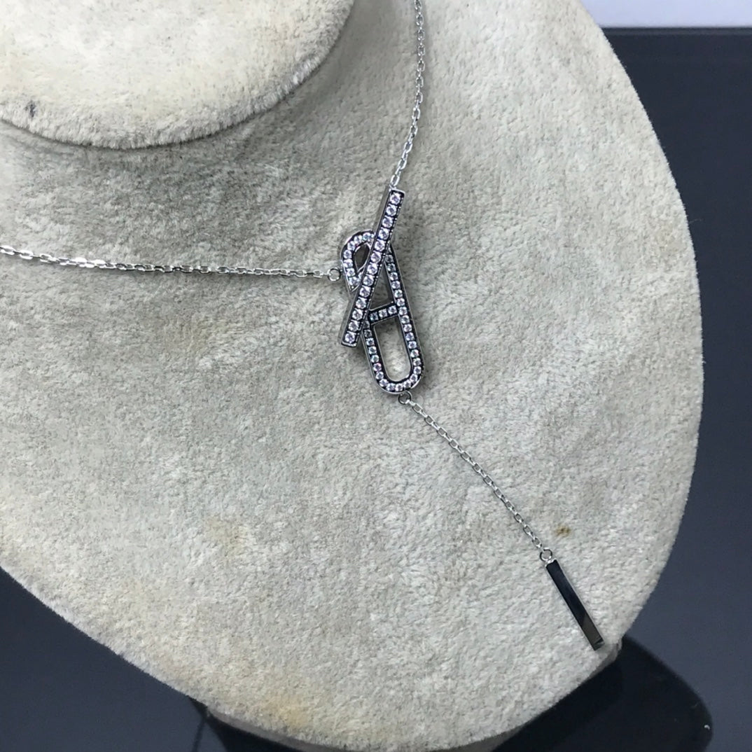 [Pearl Jewelrys]HM NECKLACE PLATINUM ROSE GOLD DIAMOND