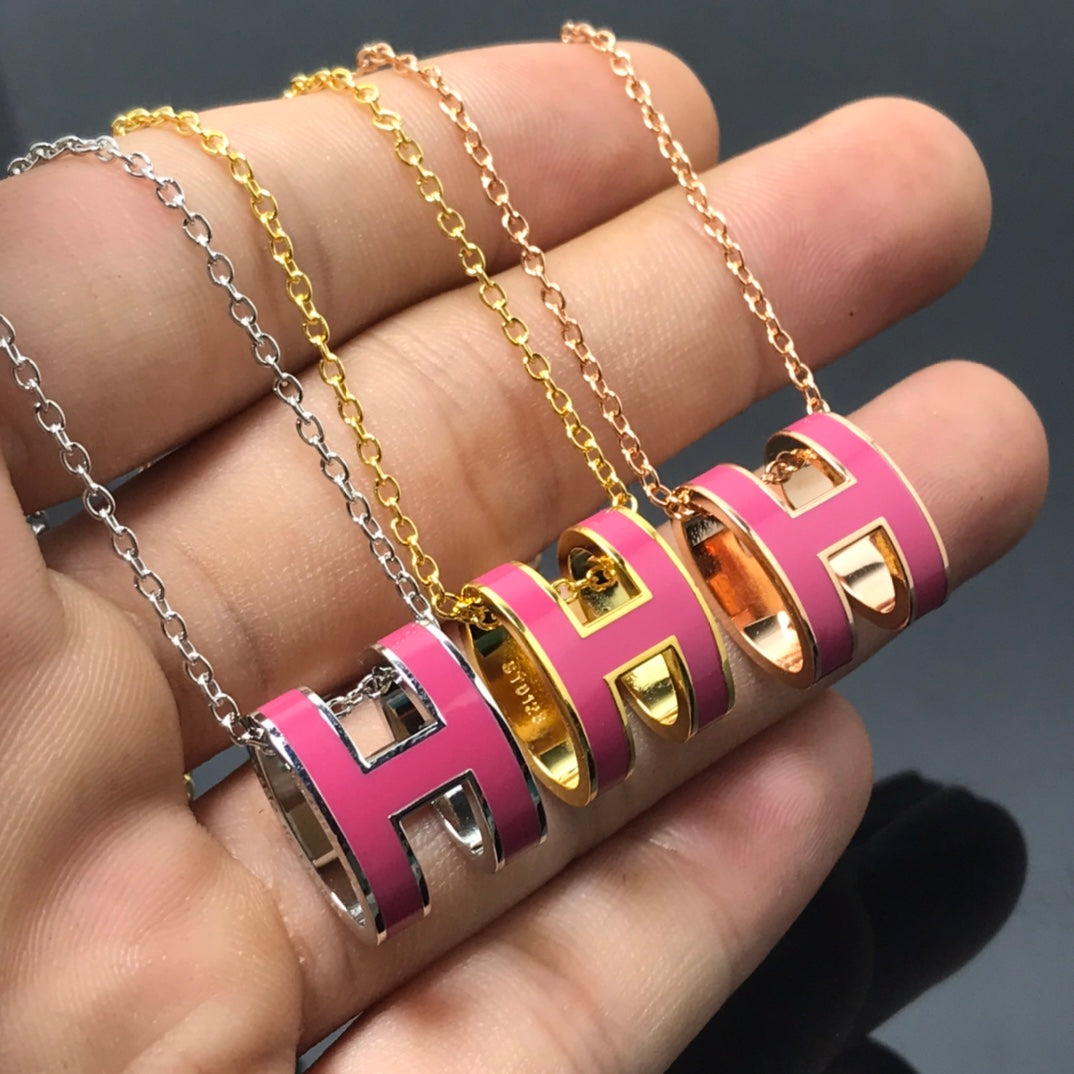 [Pearl Jewelrys]H NECKLACE PINK