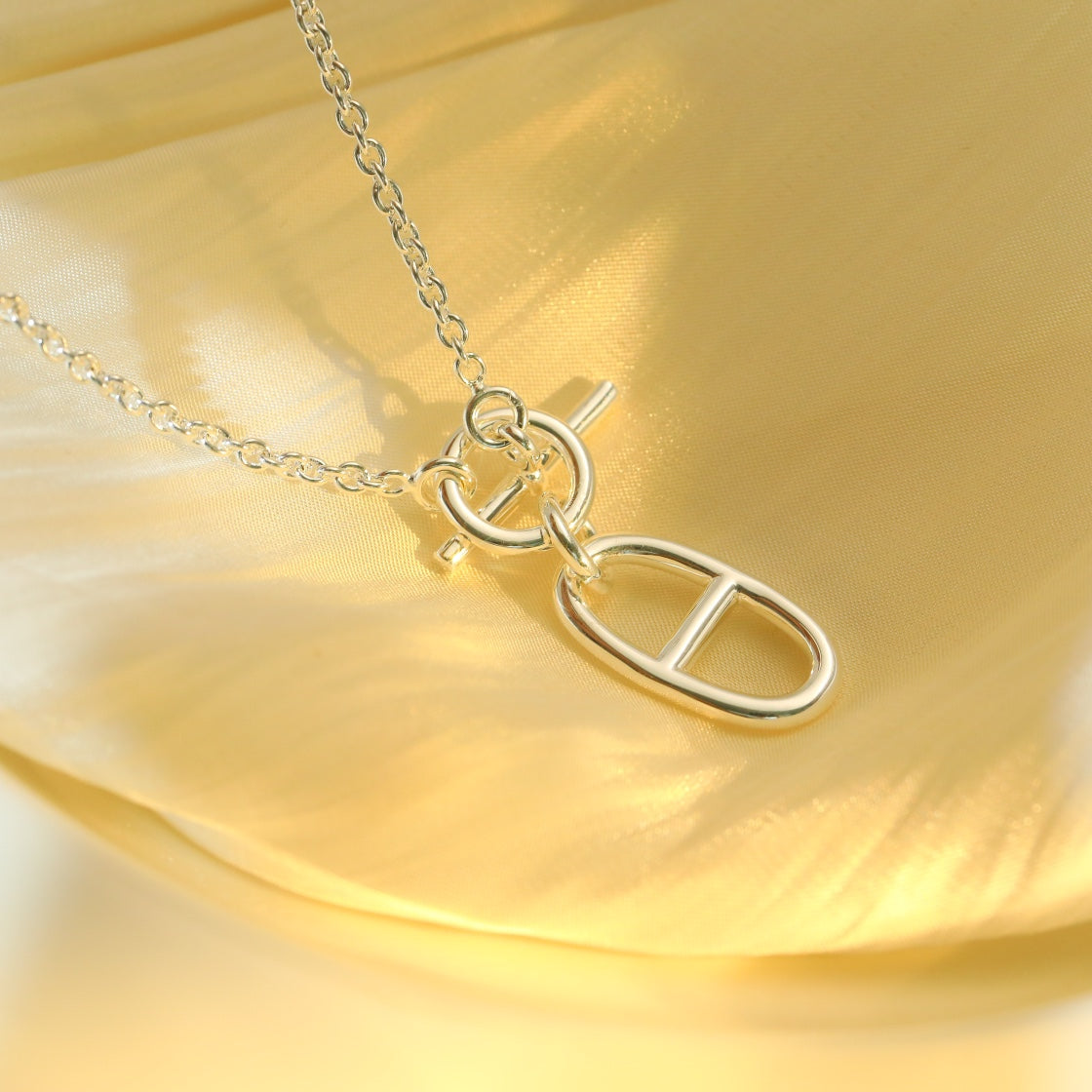 [Pearl Jewelrys]HM CHAINE D'ANCRE PENDANT NECKLACE STERLING SILVER