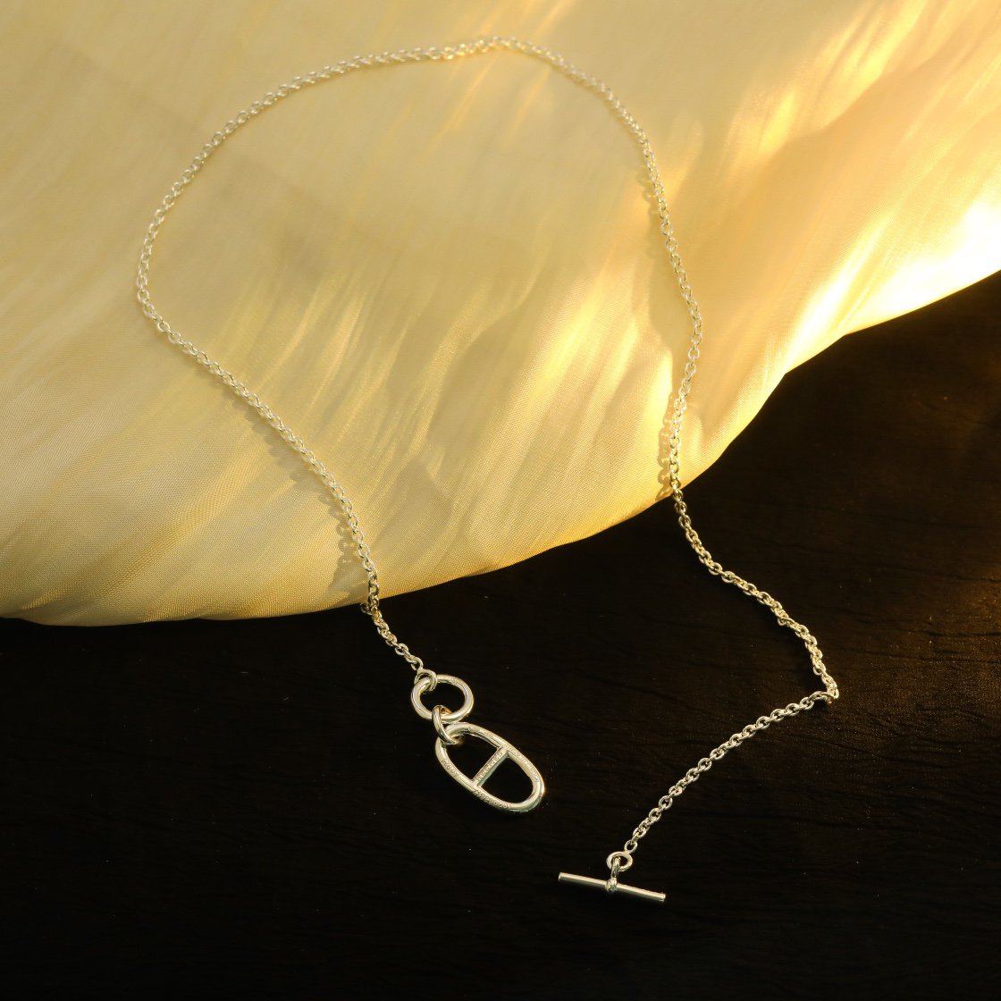 [Pearl Jewelrys]HM CHAINE D'ANCRE PENDANT NECKLACE STERLING SILVER