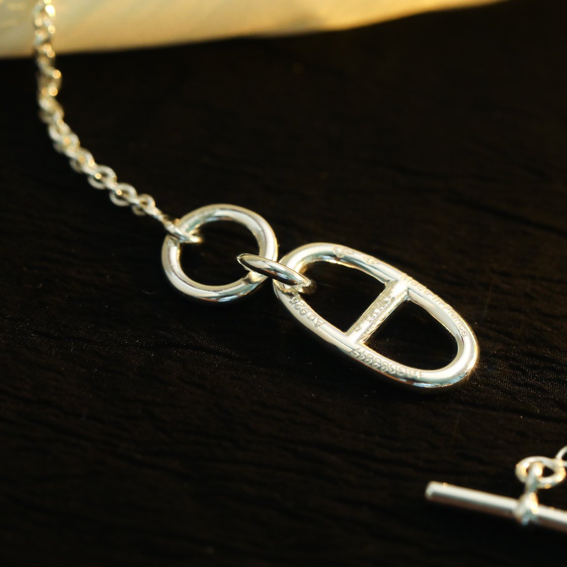 [Pearl Jewelrys]HM CHAINE D'ANCRE PENDANT NECKLACE STERLING SILVER