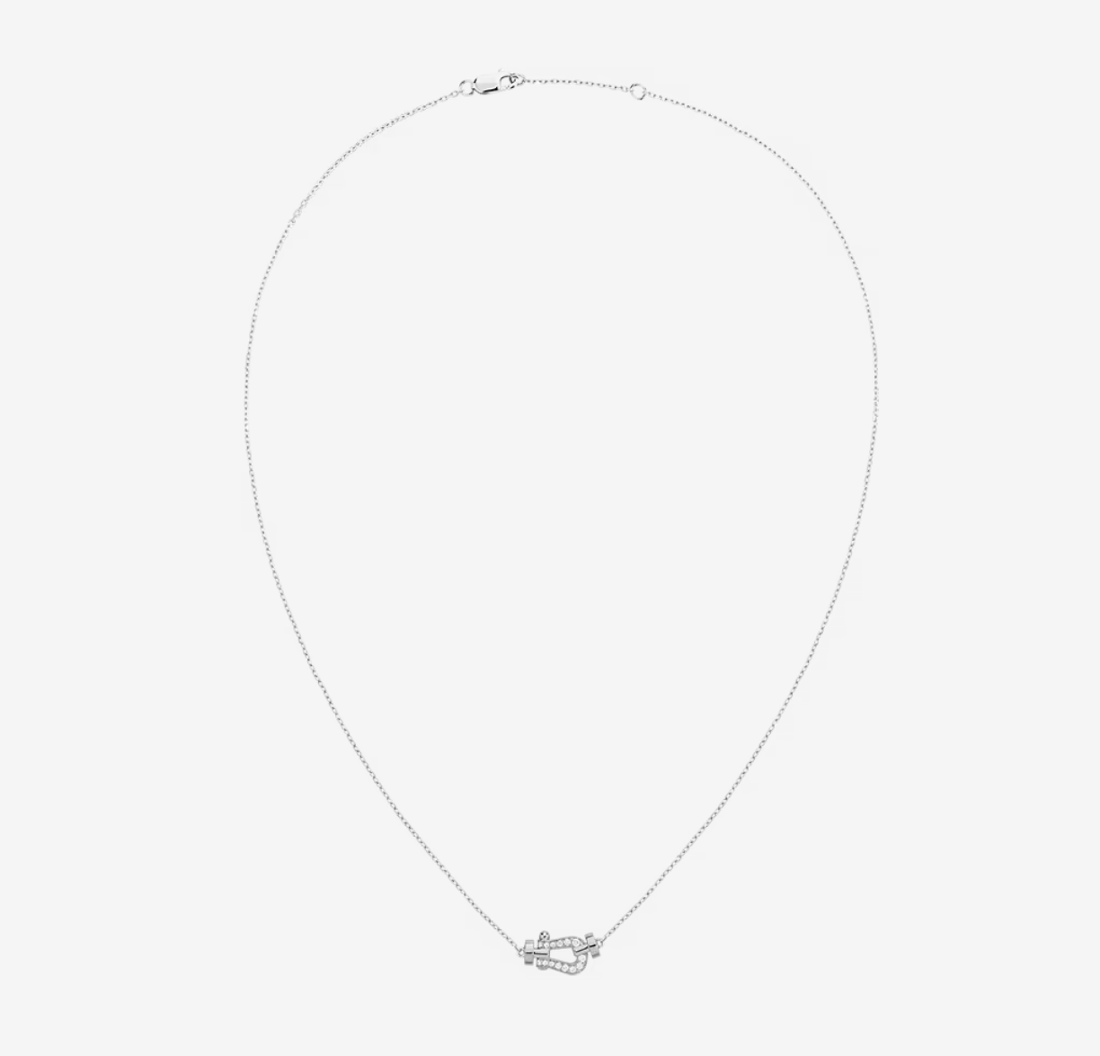 [Pearl Jewelrys]FORCE 10 DIAMOND SILVER NECKLACE MINI MODEL
