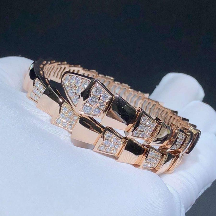 [Pearl Jewelrys]SERPENTI BRACELET PINK GOLD DIAMOND