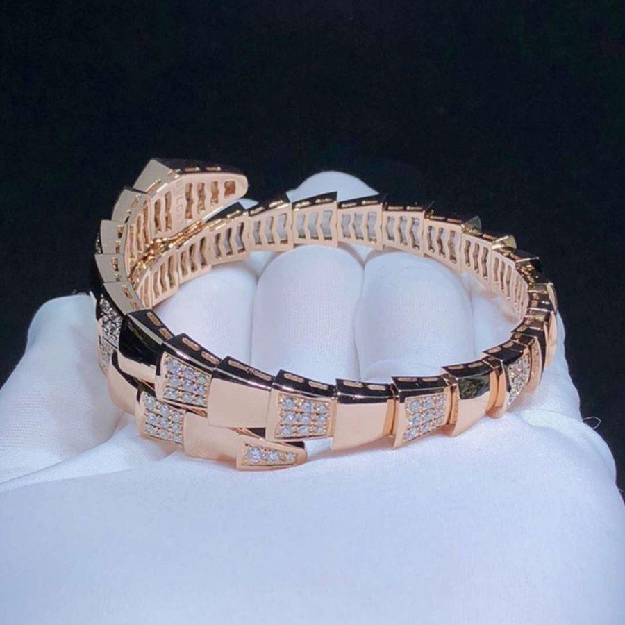 [Pearl Jewelrys]SERPENTI BRACELET PINK GOLD DIAMOND