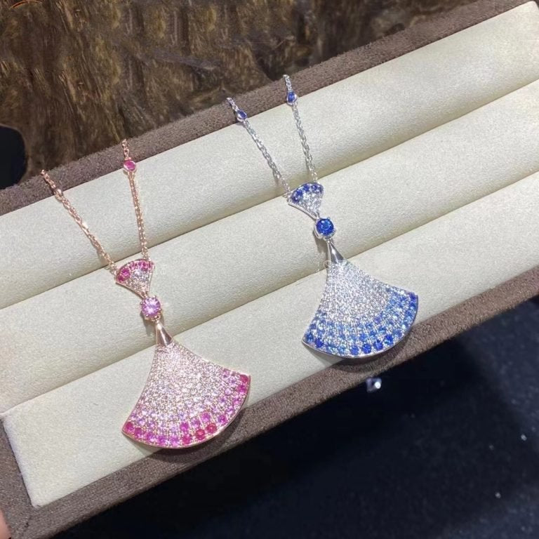 [Pearl Jewelrys]DREAM NECKLACK DIAMOND PINK GOLD