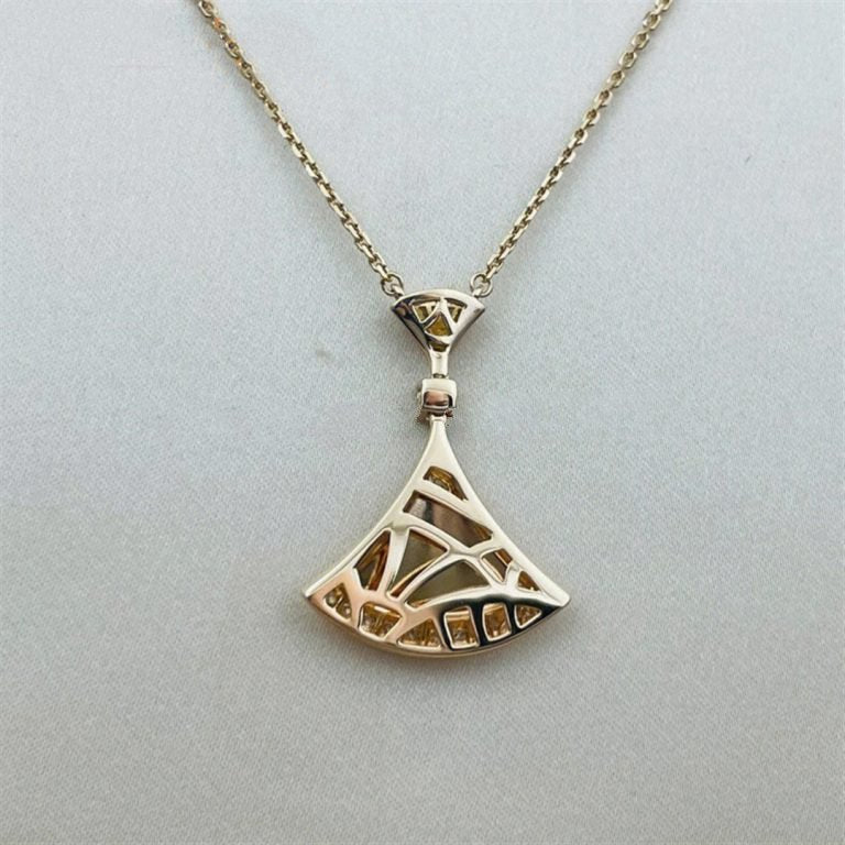 [Pearl Jewelrys]DREAM NECKLACE PINK GOLD DIAMOND