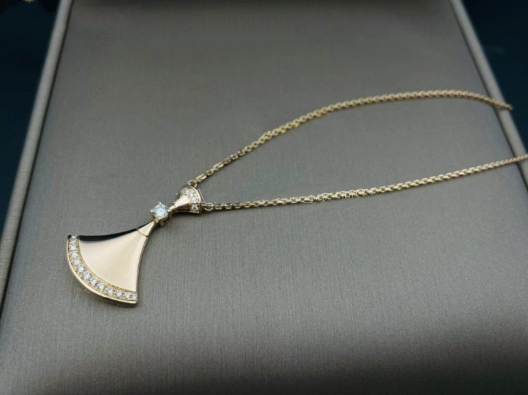 [Pearl Jewelrys]DREAM NECKLACE PINK GOLD DIAMOND