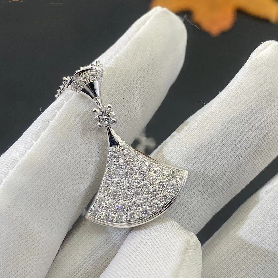 [Pearl Jewelrys]DREAM NECKLACE SILVER FULL DIAMOND