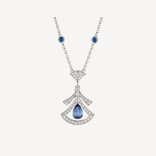 [Pearl Jewelrys]DREAM NECKLACE AGATE DIAMOND SILVER
