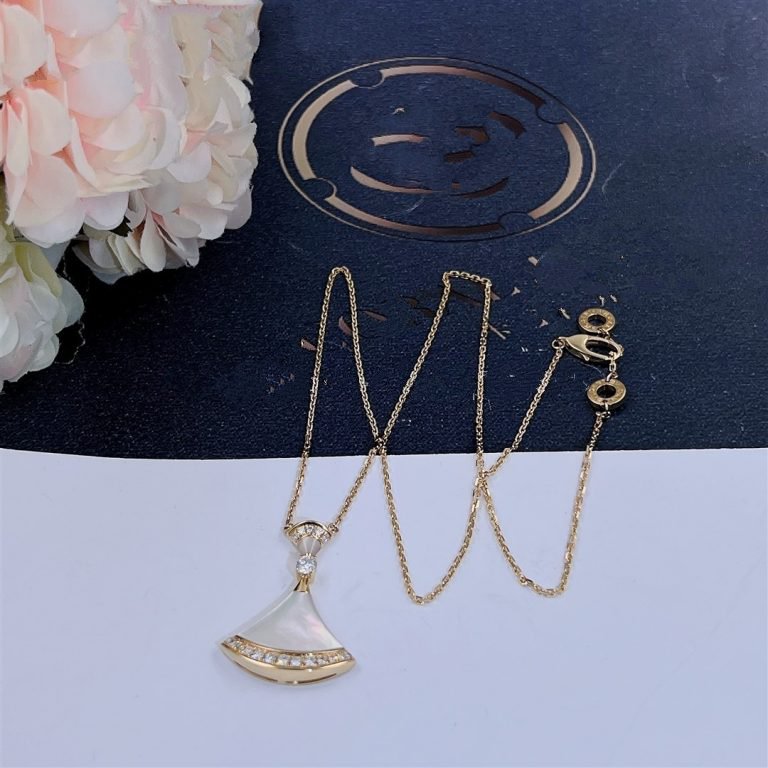 [Pearl Jewelrys]DREAM NECKLACE MOP GOLD DIAMOND