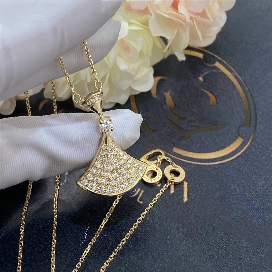 [Pearl Jewelrys]DREAM NECKLACE GOLD FULL DIAMOND