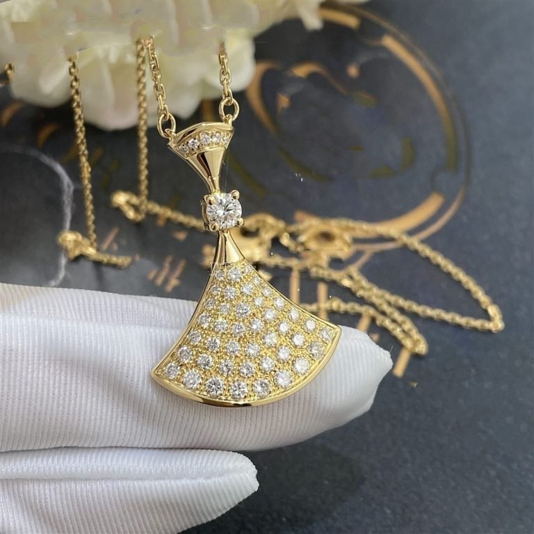 [Pearl Jewelrys]DREAM NECKLACE GOLD FULL DIAMOND