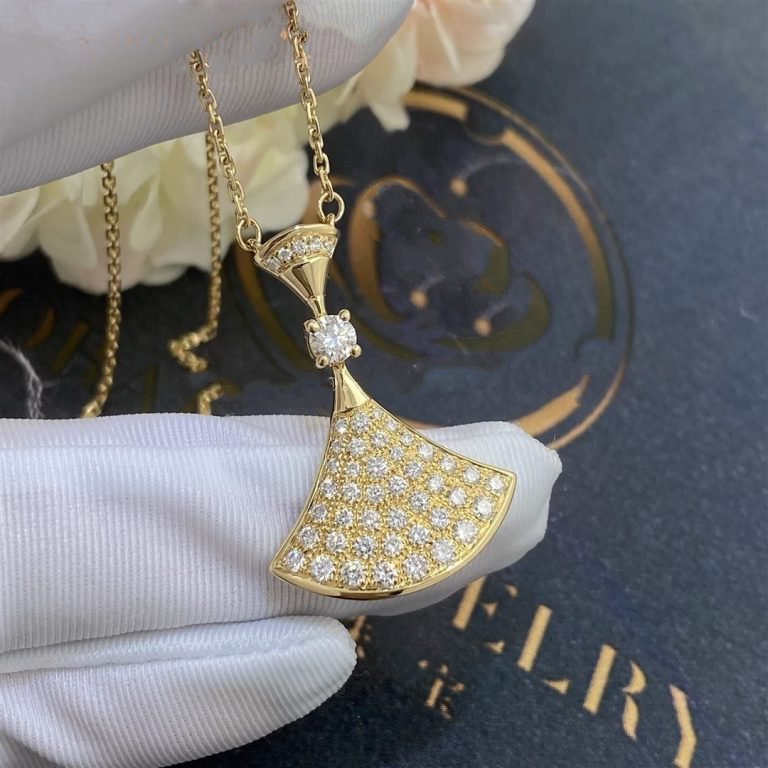 [Pearl Jewelrys]DREAM NECKLACE GOLD FULL DIAMOND