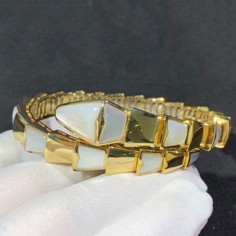 [Pearl Jewelrys]SERPENTI BRACELET MOP GOLD