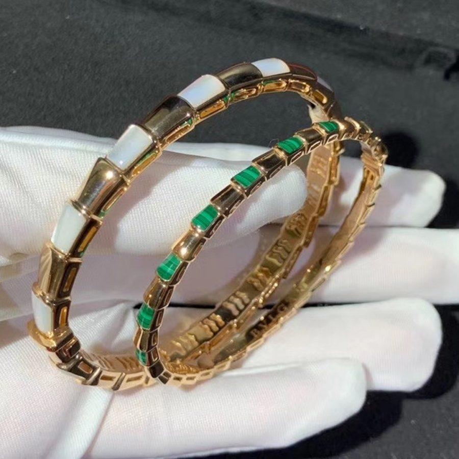 [Pearl Jewelrys]SERPENTI BRACELET PINK GOLD MOP