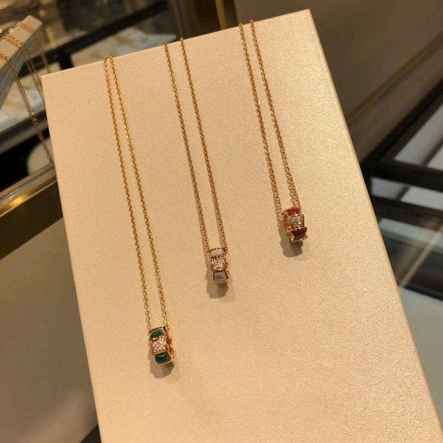 [Pearl Jewelrys]SERPENTI PEDANT DIAMOND NECKLACE