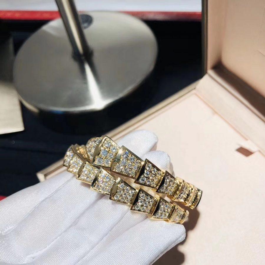 [Pearl Jewelrys]SERPENTI BRACELET 8MM GOLD DIAMOND