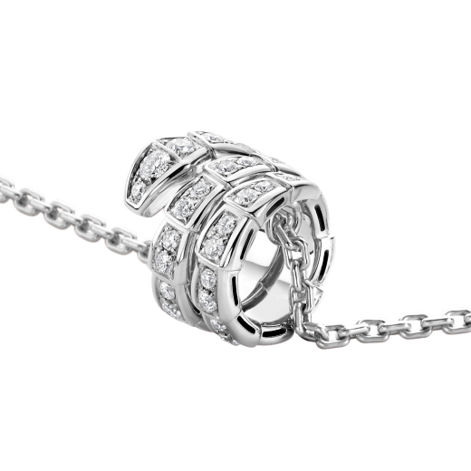 [Pearl Jewelrys]SERPENTI  NECKLACE DOUBLE RING DIAMOND