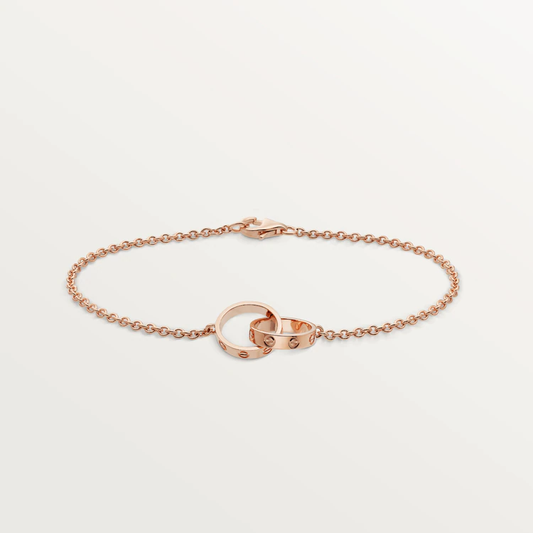 [Pearl Jewelrys]LOVE BRACELET DOUBLE RING