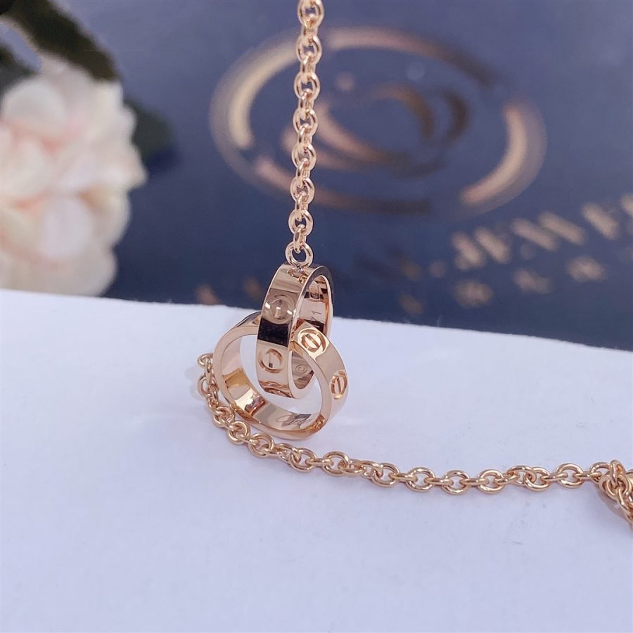 [Pearl Jewelrys]LOVE BRACELET DOUBLE RING