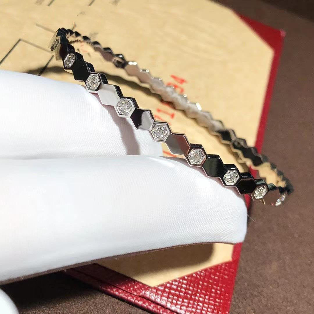 [Pearl Jewelrys]BEE LOVE SILVER DIAMOND BRACELET