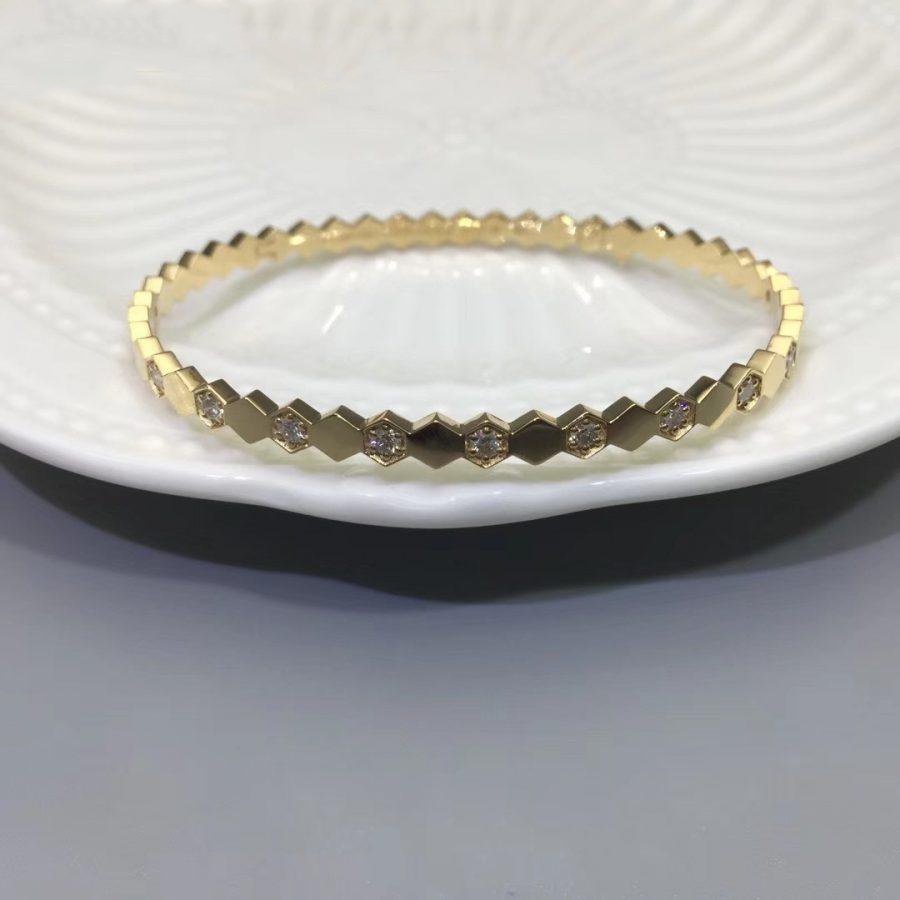 [Pearl Jewelrys]BEE LOVE GOLD DIAMOND BRACELET