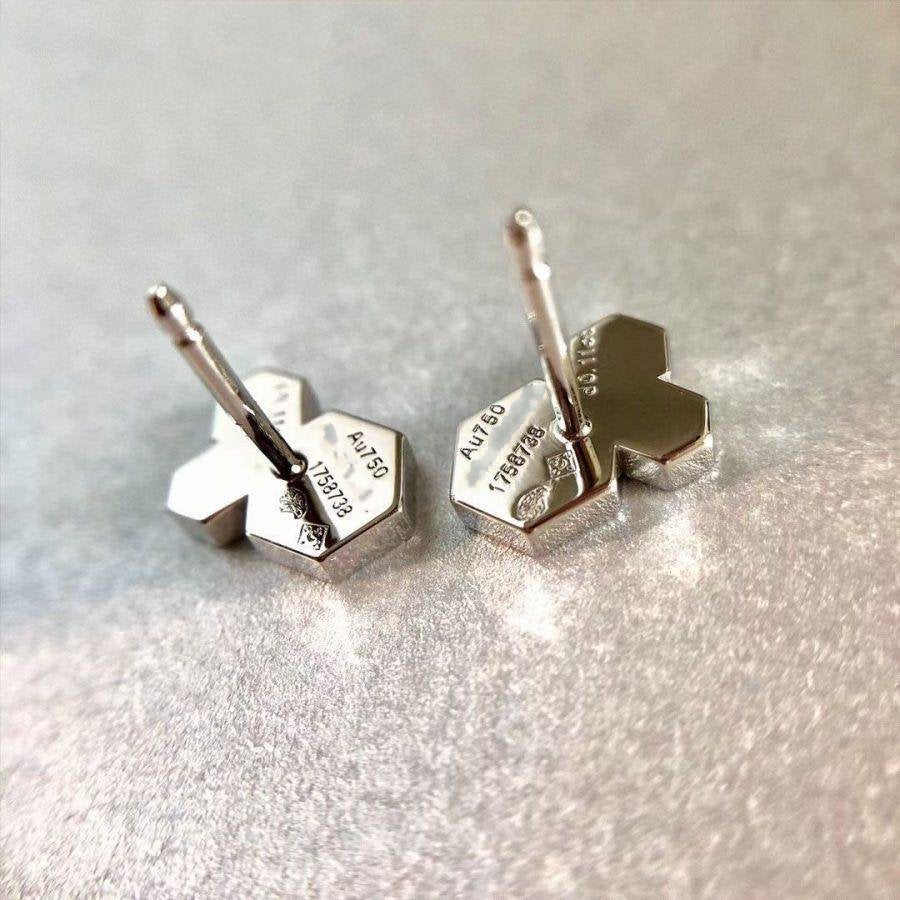 [Pearl Jewelrys]BEE LOVE SILVER DIAMOND EARRINGS