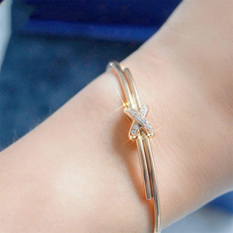 [Pearl Jewelrys]JEUX DE BRACELET PINK GOLD DIAMONDS