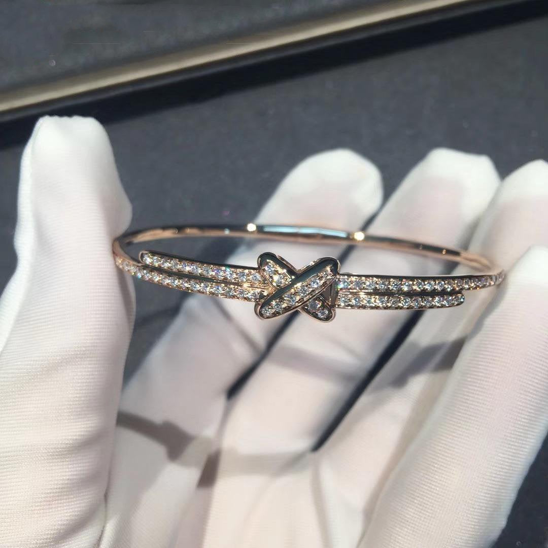[Pearl Jewelrys]JEUX DE BRACELET DIAMONDS PINK GOLD