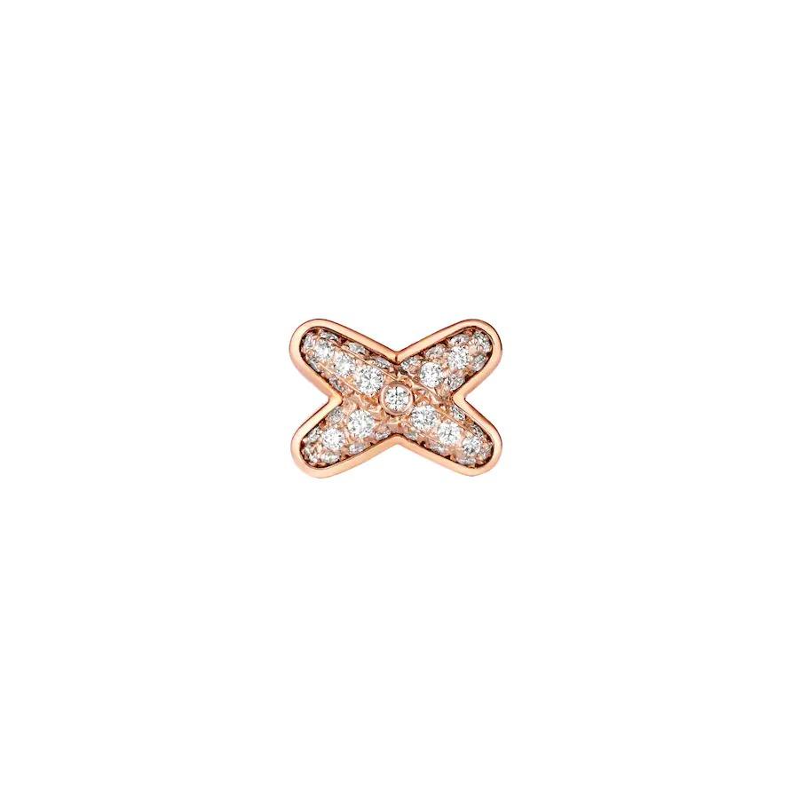 [Pearl Jewelrys]JEUX DE PINK GOLD DIAMOND EARRINGS