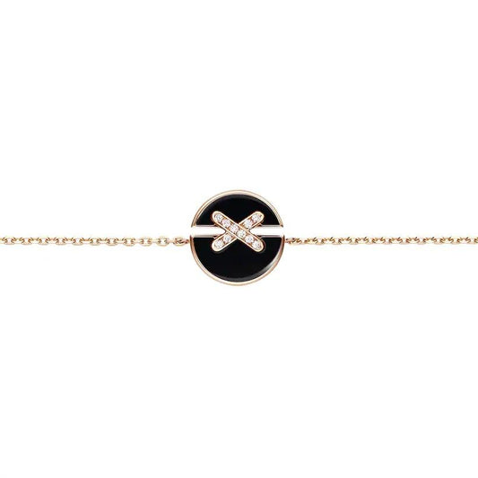 [Pearl Jewelrys]JEUX DE BRACELET ONYX PINK GOLD DIAMOND