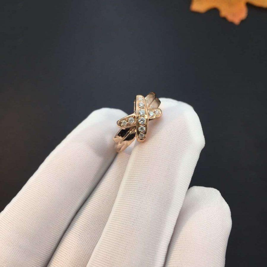 [Pearl Jewelrys]JEUX DE PINK GOLD DIAMOND RING
