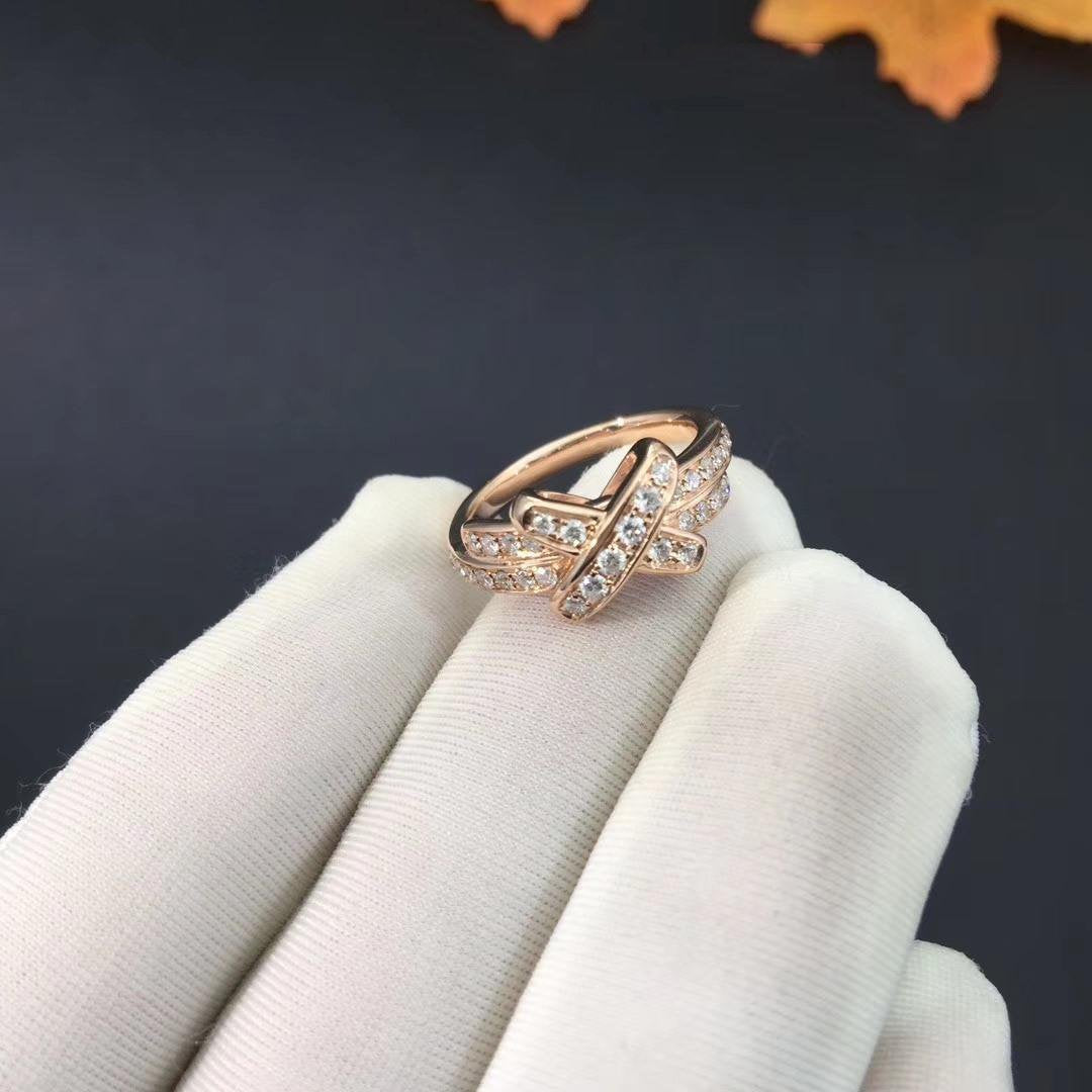 [Pearl Jewelrys]JEUX DE RING PINK GOLD DIAMOND