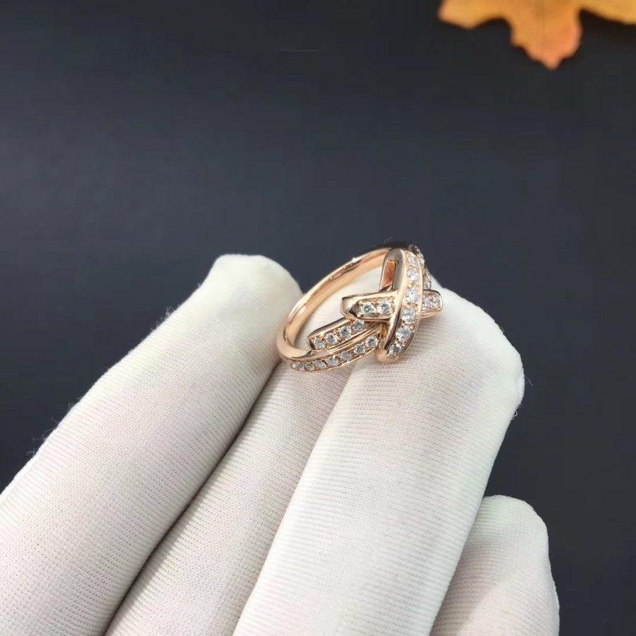 [Pearl Jewelrys]JEUX DE RING PINK GOLD DIAMOND