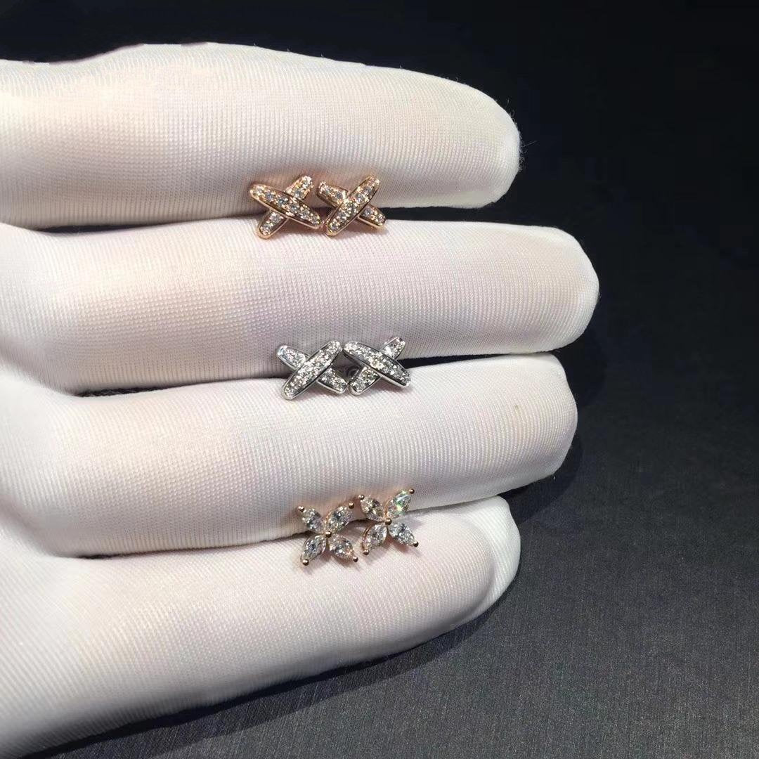 [Pearl Jewelrys]JEUX DE DIAMOND EARRINGS