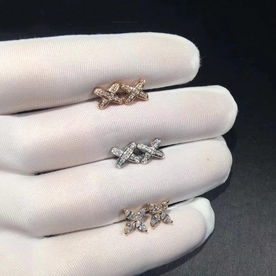 [Pearl Jewelrys]JEUX DE DIAMOND EARRINGS