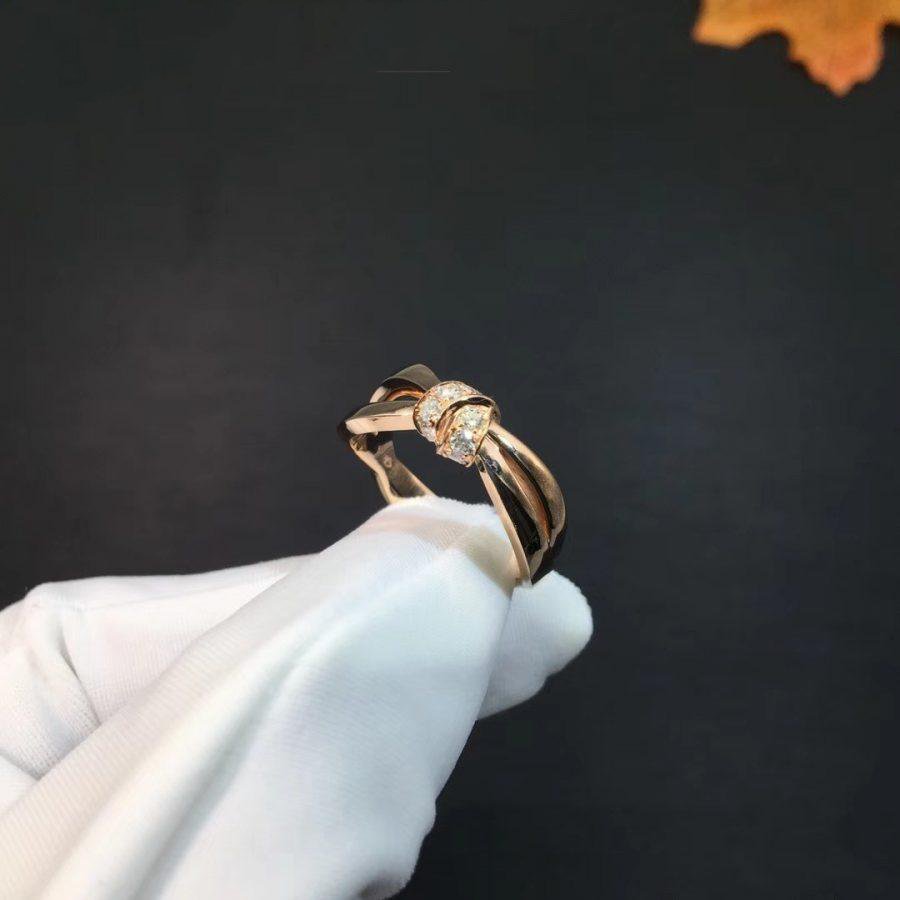 [Pearl Jewelrys]LIENS RING PINK GOLD DIAMOND