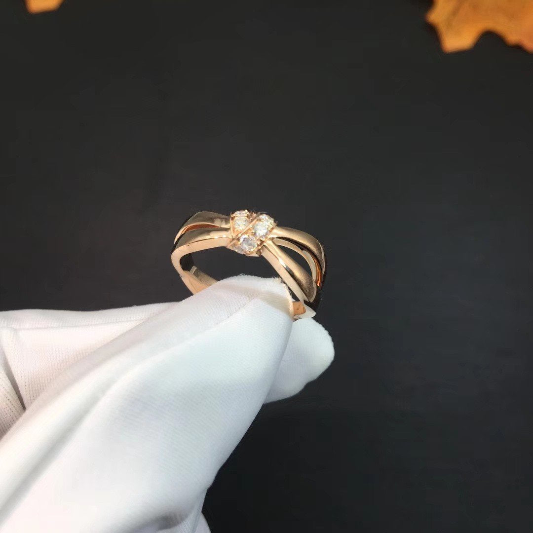 [Pearl Jewelrys]LIENS RING PINK GOLD DIAMOND