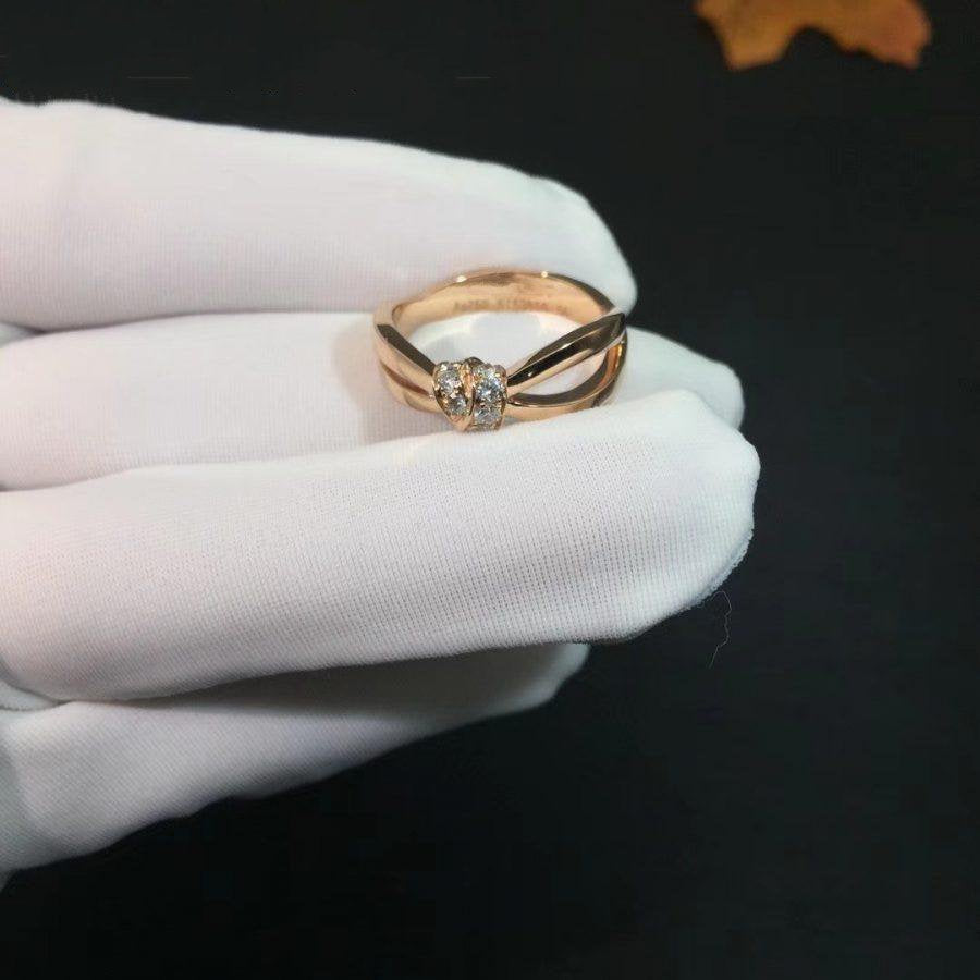 [Pearl Jewelrys]LIENS RING PINK GOLD DIAMOND