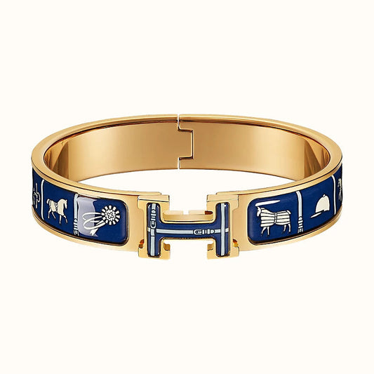 [Pearl Jewelrys]H COUVERTURES DARK BLUE BRACELET